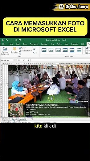 CARA MEMASUKKAN FOTO DI EXCEL #tutorial #excel #exceltips #microsoft #exceltricks #belajarexcel