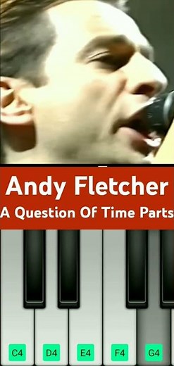 Depeche Mode - Andy Fletcher (The Singles Tour - A Question Of Time Parts)