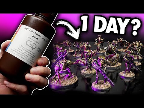 Can You PRINT, PAINT, & BASE an Army in Just 1 Day?