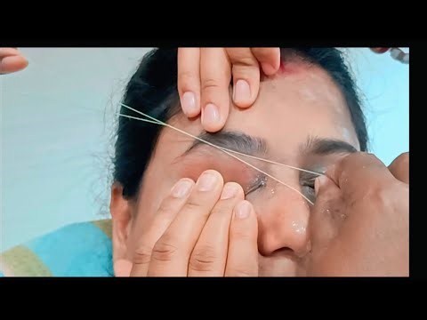 Eyebrow Threading | How to do Arch Shape Eyebrows | 2025