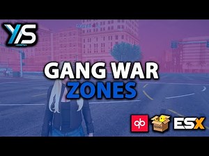 [QB, QBX, ESX] GANG WAR ZONES FiveM Script