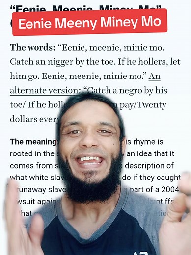 De Geschiedenis van 'Eenie Meeny Miney Mo'