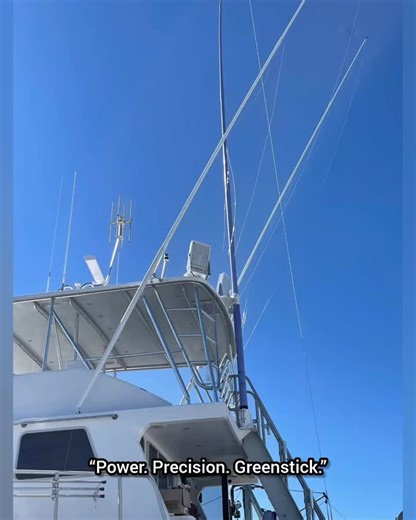 “Power. Precision. Greenstick.” Meet the Greenstick 33ft Hybrid Outrigger — engineered for serious offshore captains chasing tuna, marlin, and mahi along the U.S. East Coast. Built with carbon–fiberglass hybrid technology, this system delivers unmatched strength, flexibility, and control — even in the roughest Atlantic waters. ⚙️ Crafted in Japan. Trusted Worldwide. From Cape Cod to the Keys, top tuna crews choose Greenstick for one reason: unbreakable performance. 🎣 Experience the evolution of