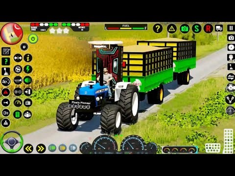 Heavy Transport Cargo And Tractor Trolley Simulator 3D Game