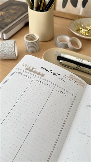 My 2026 bullet journal set up - Content ideas 👩‍💻