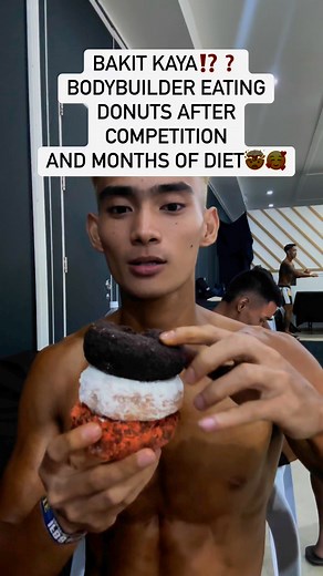685 reactions · 56 shares | Why Bodybuilders Eating Donuts after a long months of diet?? (after my Ifbb bodybuilding competition) Na experience din 掠! #fypppppppppppppppppppppppppppppppppppppppppppppppppppppppppppppppppppppp #donuts #reelstrending #viralreelschallenge #fitness #ifbb #bodybuilding #eating #mastermarrr #foryoupagereels #fypviralシ | Jomar Pamintuan Garcia | Facebook