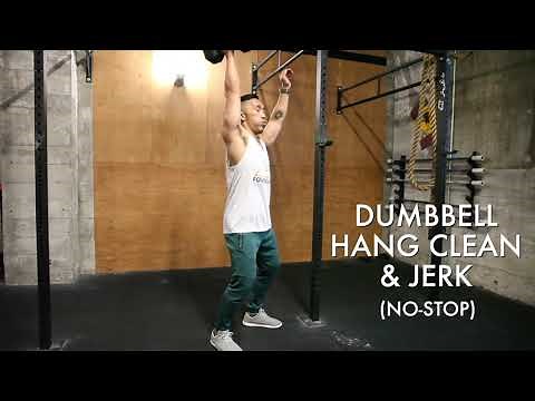 Dumbbell Hang Clean & Jerk