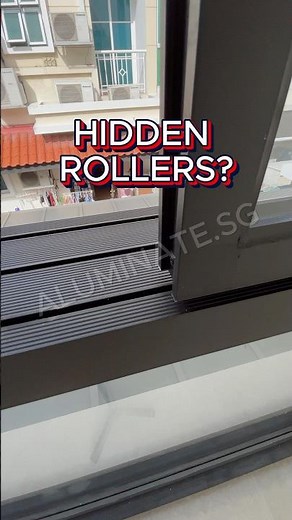 Euro Profile Hidden Rollers Sliding Window
