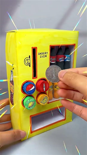 Manual Diy Vending Machine #Diy #Craft #Handmade #Homemadepapercraft #Toys