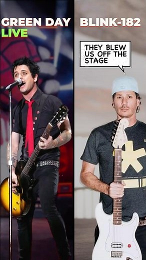 He admitted Green Day was better...