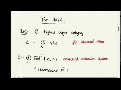 Catharina Stroppel: Standard extension algebras
