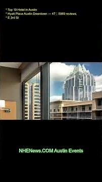 Top 10 Hotel in Austinand\r 1. Hyatt Place Austin Downtown — 4.7★ (5069 reviews), E 3rd St\r 2. Hilton