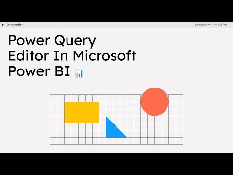 Business Analytics with Microsoft Power BI | Power Query In Microsoft Power BI 📊 | Part 1: GUI