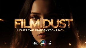 Dust Light Leak Transitions Pack DaVinci Resolve