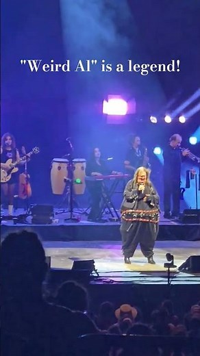 "Weird Al" Yankovic sings "Fat" #livemusic