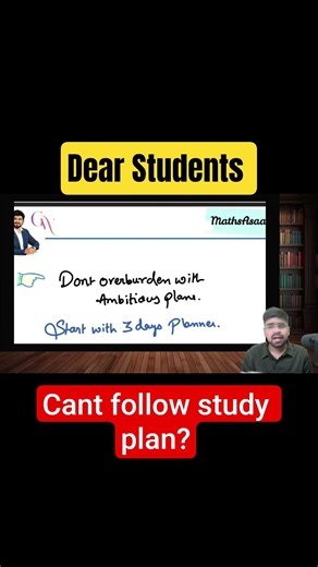 Plan ko fixate mat karo ✅ #castudents #caexams #cafoundation2026 #cafoundationmaths #icai #cma