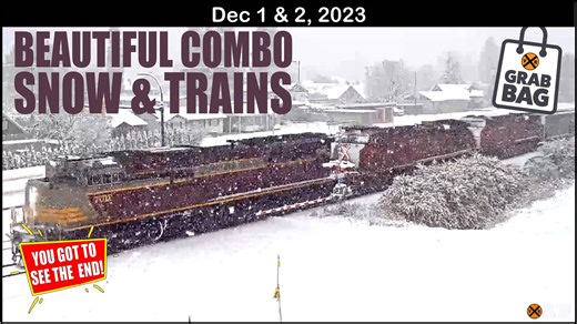 6.4K views · 387 reactions | Trains & Snow, it doesn’t get much better! Fallen Flags, Parades, Amtrak HHP-8, Beautiful Ending Santa Train, MoW Trains & way more.! Please Like & Subscribe; it helps us to continue the Grab Bags and find new camera locations. Music from an Epidemicsound.com Subscription Song: “Our Early Years” by David Celeste | Virtual Railfan | Facebook