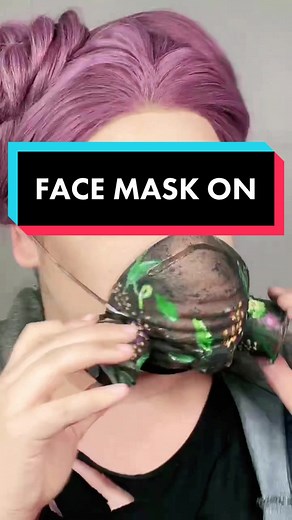 Gas Mask Girl: Woman Trying on a Gas Mask