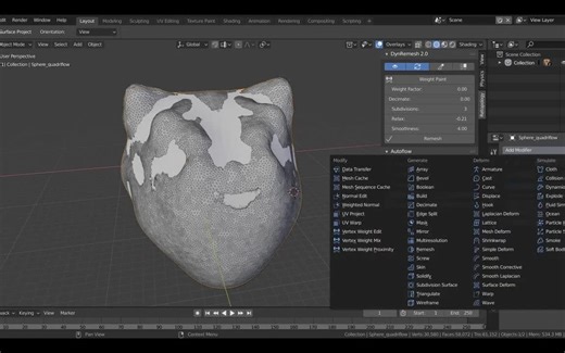 iBlender中文版插件DynRemesh教程DynRemesh 2.0 快速概览Blender