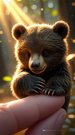 The CUTEST Little Bear Cub You'll Ever See! 🐻🧸 #adorable #cuteanimals