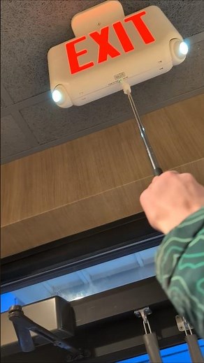 Testing a Dual Lite EVC exit sign combo