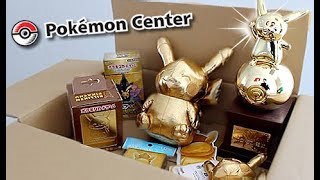 Pokémon Center Exclusive GOLDEN Items