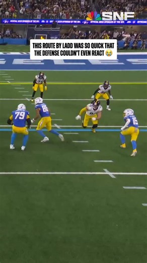 478K views · 7.8K reactions | Ladd McConkey’s feet are charged up ⚡️ PITvsLAC on NBC Stream on #NFLPlus + Peacock | NFL | Facebook