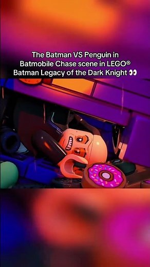 Batman & VS The Penguin Batmobile Chase Scene in LEGO BATMAN Legacy of the Dark Knight 👀
