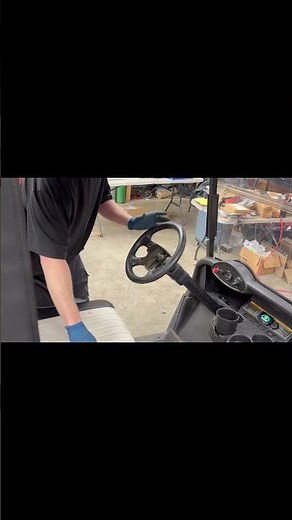 How to remove a seized golf cart steering wheel