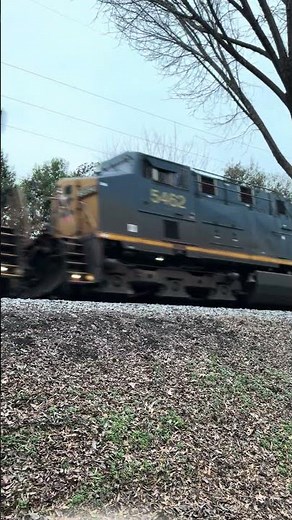 CSX Intermodal Freight Train - Downtown Decatur, Georgia