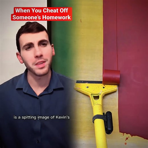 Cheating Off Someone’s Homework Be Like #shorts