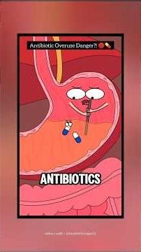 The Hidden Danger of Antibiotic Overuse: What Happens to Your Body! #shorts