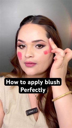 How to apply blush according to your face shape