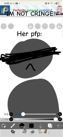 (READ DESC) I made this with my pointer finger