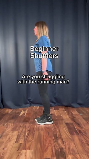 Beginner shuffle tutorial. Running Man Variation. #Shuffle #shuffledance #shuffletutorial #beginnershuffler #howtoshuffle #midlifeshuffle #shuffleover50