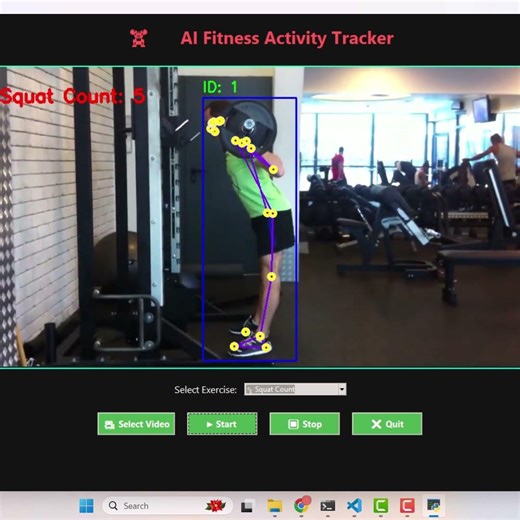 🤖💪🏋️‍♂️ AI-Powered Fitness Tracking & Squat Counter