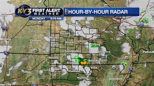 FIRST ALERT WEATHER: Scattered storms are expected today (especially this afternoon and evening). Heavy rain will be the primary concern, with no severe weather expected. | KY3