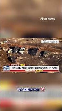 BREAKING: 19 people missing after deadly explosion at a factory #shorts #news #usa #new