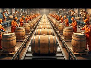 How Wine Barrels Are Made | Inside a Wooden Barrel Factory (Full Process)