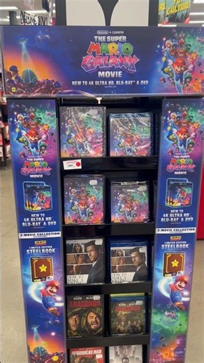 Super Mario Galaxy DVD Display!! #mario #supermario #supermariogalaxy #illumination #yoshi #luigi