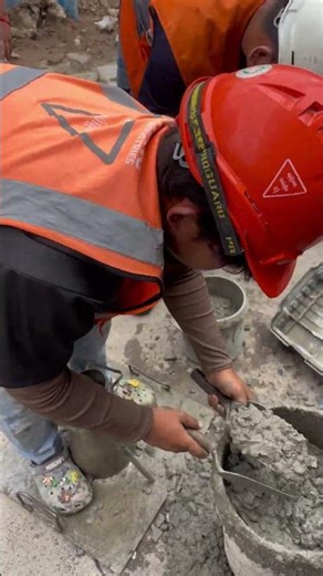 Concrete slums test before casting #construction #shorts #building #civilengineeringgroups