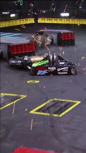 Bot gets turned into a frisbee!