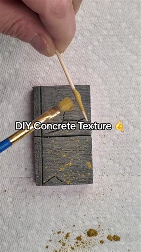 DIY Concrete Texture. #howto #diy #scalemodeling #dioramas #scale #scalemodel #miniature