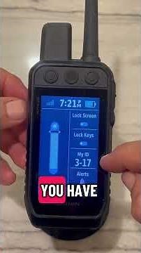 Setting up your Garmin Alpha handheld to track other Alpha handhelds #garminalpha #gundogsupply