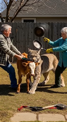 158K views · 705 reactions | When a lynx attacked a cow, a brave man rushed in to save it. Created by AI The shocking rescue was captured on video – a true act of heroism! #animalrescue #wildlife #caughtoncamera #lynxattack #braverescue | Lifeline Tails | Facebook