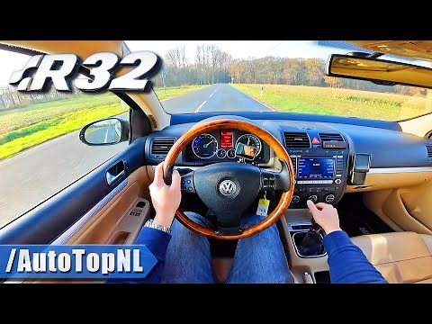 VW Golf R32 MK5 3.2 VR6 *MANUAL* POV Test Drive by AutoTopNL
