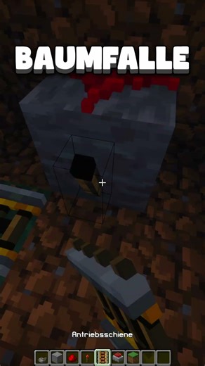 BAUMFALLE in MINECRAFT 😱 #minecraft #tutorial