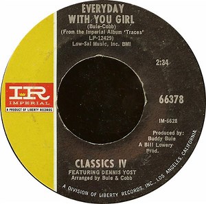 Classics IV - Everyday With You Girl / Sentimental Lady