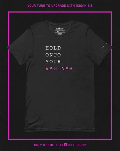 She’s beauty. She’s grace. She’s judging your closet space. New M3GAN 2.0 merch in the Blumhouse shop now https://shop.blumhouse.com/ | Blumhouse