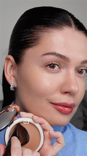 Effortless Blurred Skin | Laura Mercier Tinted Blur Balm | Shade 02 Base + 03 Bronzed Sculpt